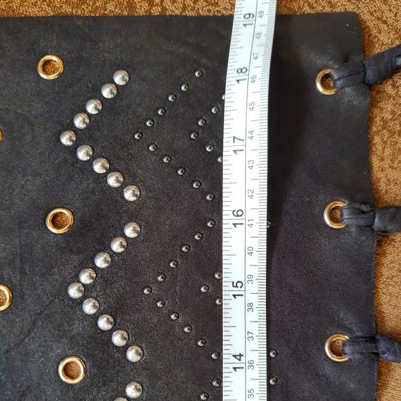 mark by Avon black boho scarf soft suede-like - Picture 7 of 9